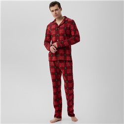 Пижама мужская KAFTAN Red mood, размер 52