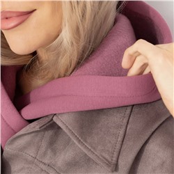 Капор-капюшон хлопковый, Слишком модно не бывает (розовый)