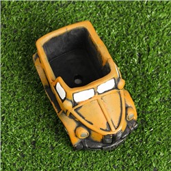 Горшок для цветов «Грузовичок» керамический, 250 мл, 15.4×9×8 см, бежевый