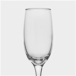 Бокалы для шампанского Paşabahçe Bistro, 190 мл, набор 3 шт., стекло, прозрачные