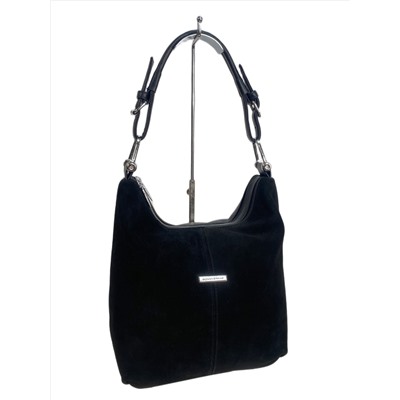 Женская сумка из искусственной кожи, цвет черный