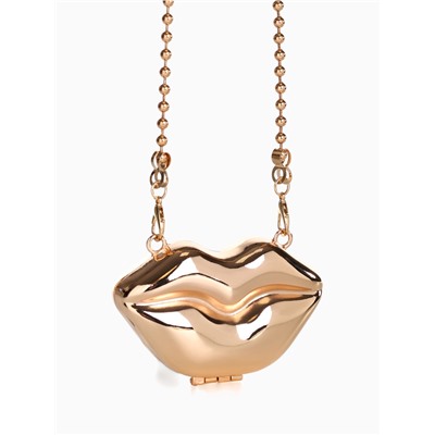 УЦЕНКА Сумка жен. 16.5×3.5×11, отд на магните, длин цепочка, золото