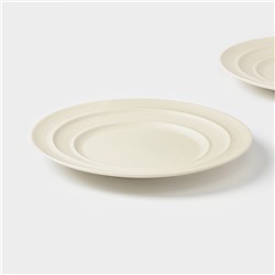 Тарелки Magistro Jarwah Lugerne, 25.4×2.4 см, набор 2 шт., фарфор, молочные