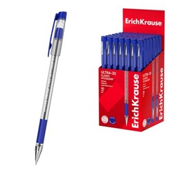 Ручка шариковая ULTRA-30 Stick&Grip Classic, Super Glide Technology синяя 0.7мм 63683 ErichKrause