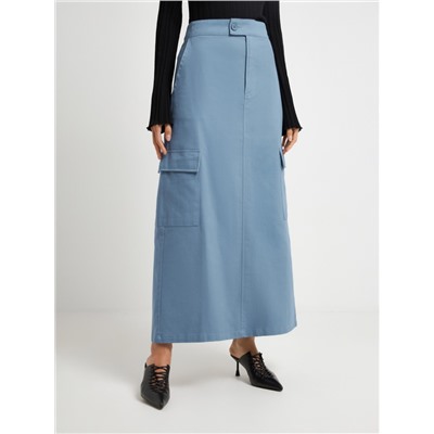 Юбка жен. Veneto_skirt серо-голубой