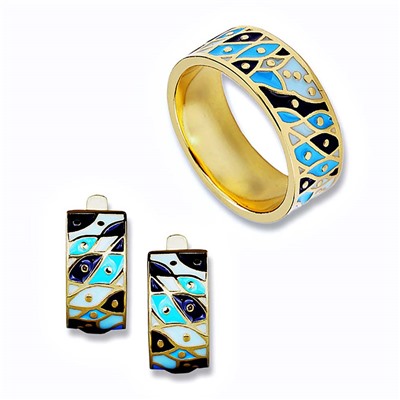 Серьги с английским замком арт. 22 7234 (id 288019)