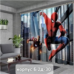 Портьеры с принтом, 3*2,6 см (без тюля)