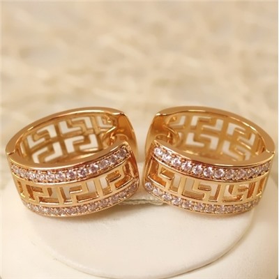 Серьги позолота H01-5205