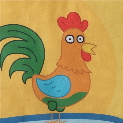 Постельное бельё ясельное «Веселая ферма», поплин