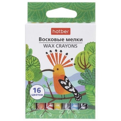 Мелки восковые 16цв "COLORA-Какаду" корпус 9мм (090284) Хатбер