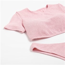 Купальник раздельный MINAKU с топом цвет розовый, размер 46