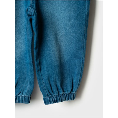 Полукомбинезон детский текстильный джинсовый для девочек