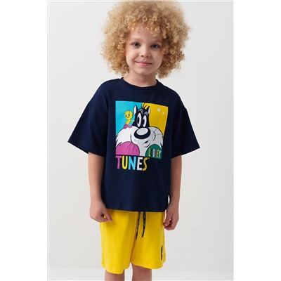 Комплект трикотажный для мальчиков: фуфайка (футболка), шорты PLAYTODAY, 1239619