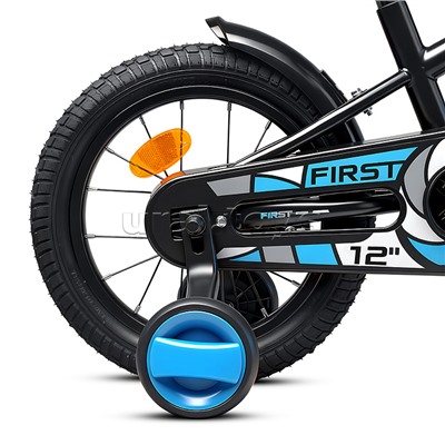Велосипед 12" Rocket First, цвет черный