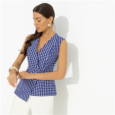 Жилет дизайнерский, Стильный лидер (синий)