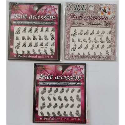 Наклейки для ногтей Nail Набор 3шт
