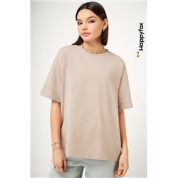 Женская футболка оверсайз Happyfox