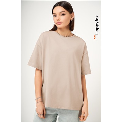 Женская футболка оверсайз Happyfox
