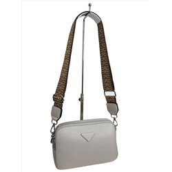 Женская сумка из искусственной кожи, цвет светло серый