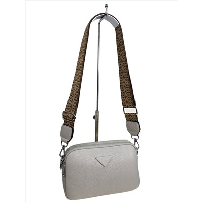 Женская сумка из искусственной кожи, цвет светло серый