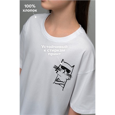 Детская футболка оверсайз Happyfox