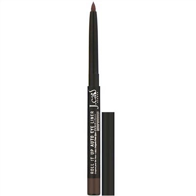 J.Cat Beauty, Roll It Up, автоматический карандаш для глаз, оттенок RAE107 коричневый, 0,3 г