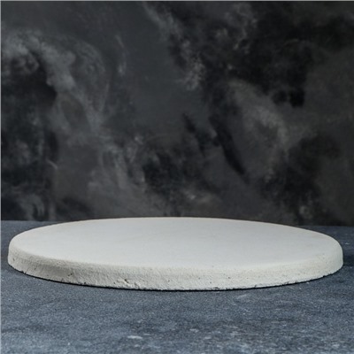 Пекарский камень, d=30 см, h=2 см, керамика, круглый