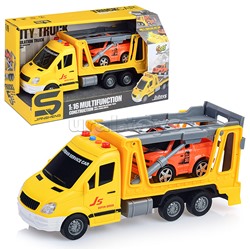 Машина "Дорожная служба" 1:16 (свет, звук) в коробке (цвет желтый)