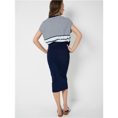 Комплект трикотажный для женщин: джемпер, юбка