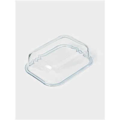 Контейнер Доляна Cook and Freeze, 650 мл, 17.5×13×6 см, с крышкой, жаропрочное стекло, МИКС