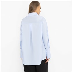 Рубашка асимметричного кроя, Слово за формой (голубая)