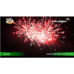 Фейерверк MC120 Party Time (0,8", 1", 1,2" х 68)
