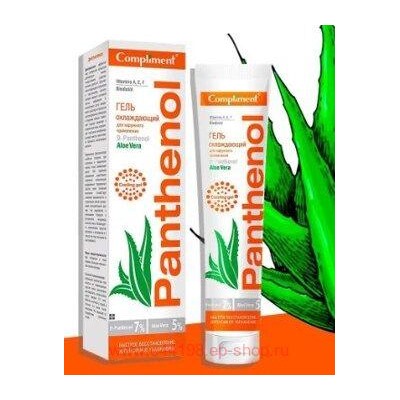Compliment Гель охлаждающий PANTENOL Aloe Vera для наружного применения 75 мл