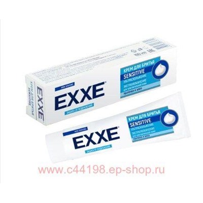 EXXE Крем для бритья Sensitive для чувствительной кожи 100 мл 5354