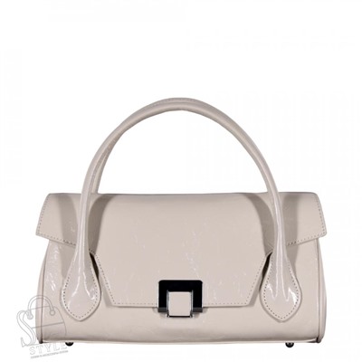 Сумка женская кожаная 2253Y apricot white Polina&Eiterou