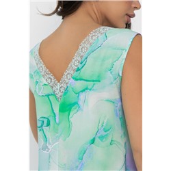 Платье Иниша (зеленое) П14072-4М