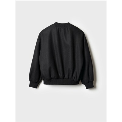 Куртка текстильная для девочек (бомбер)