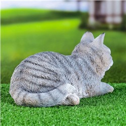 Садовая фигура из гипса «Кот», 16×30×14 см