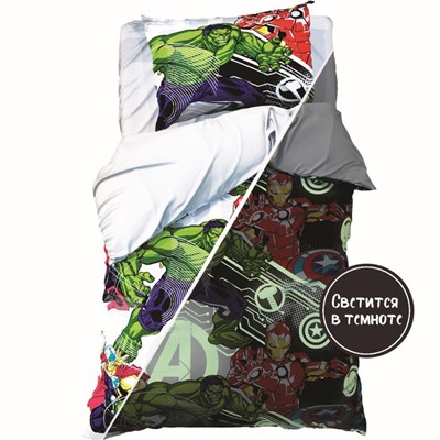 Постельное бельё 1.5-спальное «Этель. Супер-герои», бязь