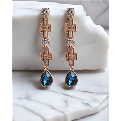Серьги с кристаллами Swarovski