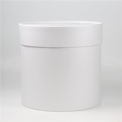 Шляпная коробка пудровая 16х16 Boxland