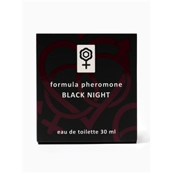 Туалетная вода женская с феромонами Formula Pheromone Black Night с феромонами, 30 мл