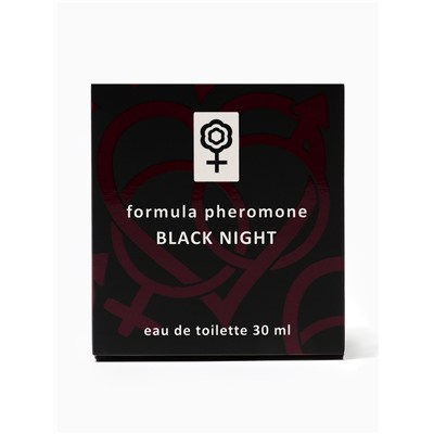 Туалетная вода женская с феромонами Formula Pheromone Black Night с феромонами, 30 мл