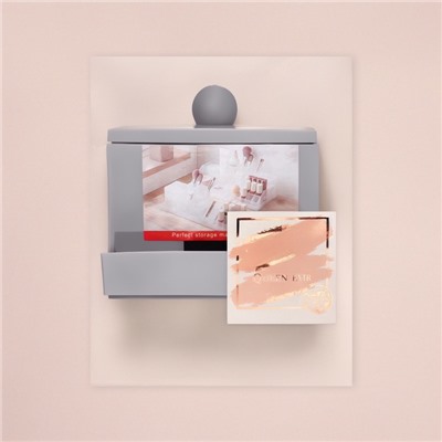 Органайзер для ватных палочек, с крышкой, 9×6.5×7.5 см, МИКС