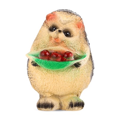 Садовая фигура из гипса «Ёжик с ягодами», h=16 см