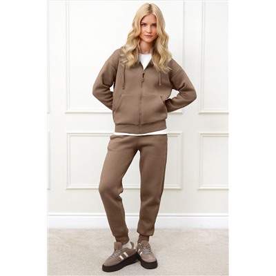 Женский костюм из футера с начесом Happyfox