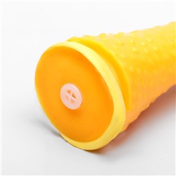 Игрушка для собак «Задумчивая курица XL», 41 см, пищащая, винил, жёлтая