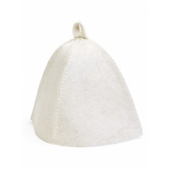 Шапка для бани и сауны, с принтом «С новым годом! Дед Мороз с веником и бокалом », полиэфир 70%, шерсть 30%, «Банная забава»