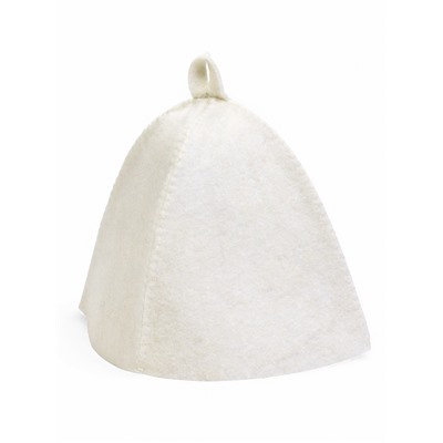 Шапка для бани и сауны, с принтом «С новым годом! Дед Мороз с веником и бокалом », полиэфир 70%, шерсть 30%, «Банная забава»