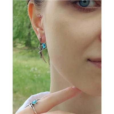 Серьги "Штрих"